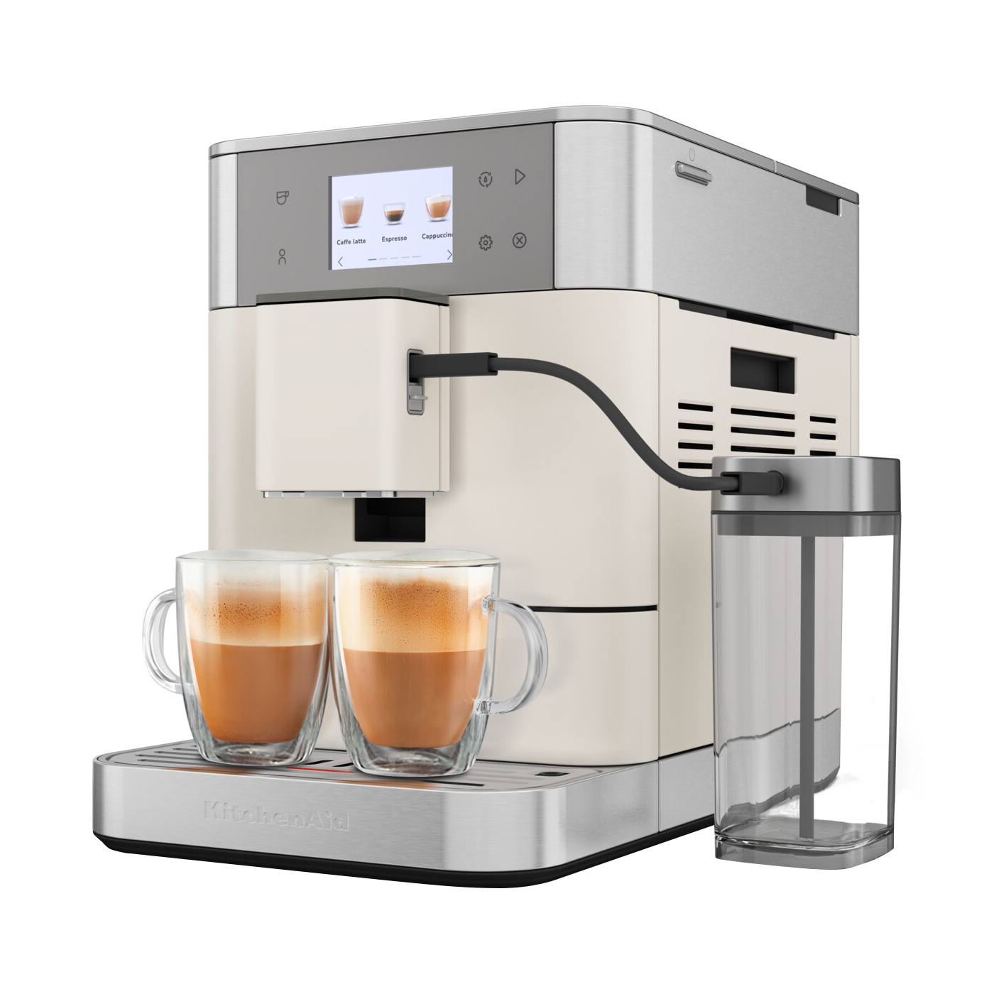 KitchenAid - Automatic Espresso Machine KF7 porcelain white
