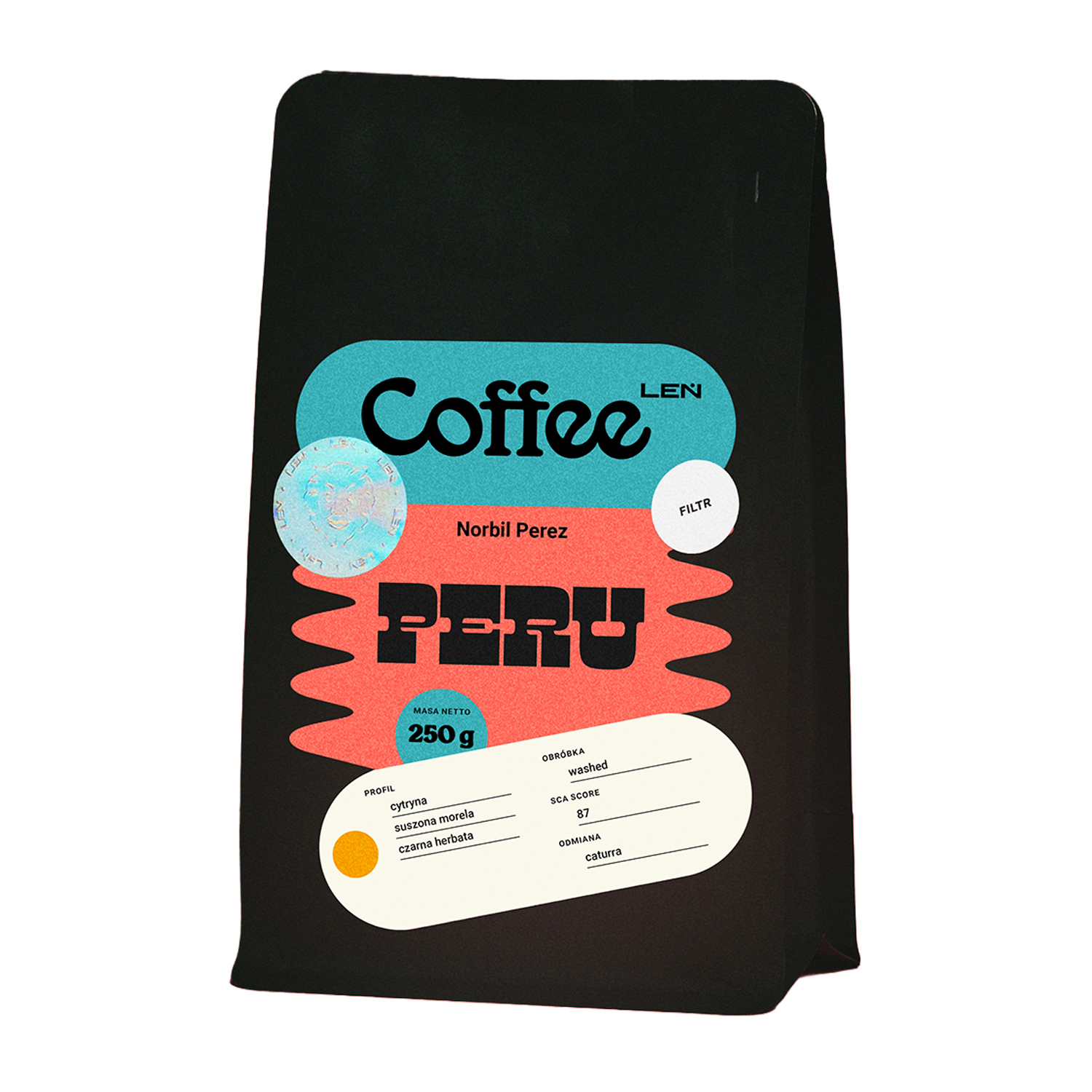 Leń Coffee - Peru Norbil Perez Washed Filter 250 g