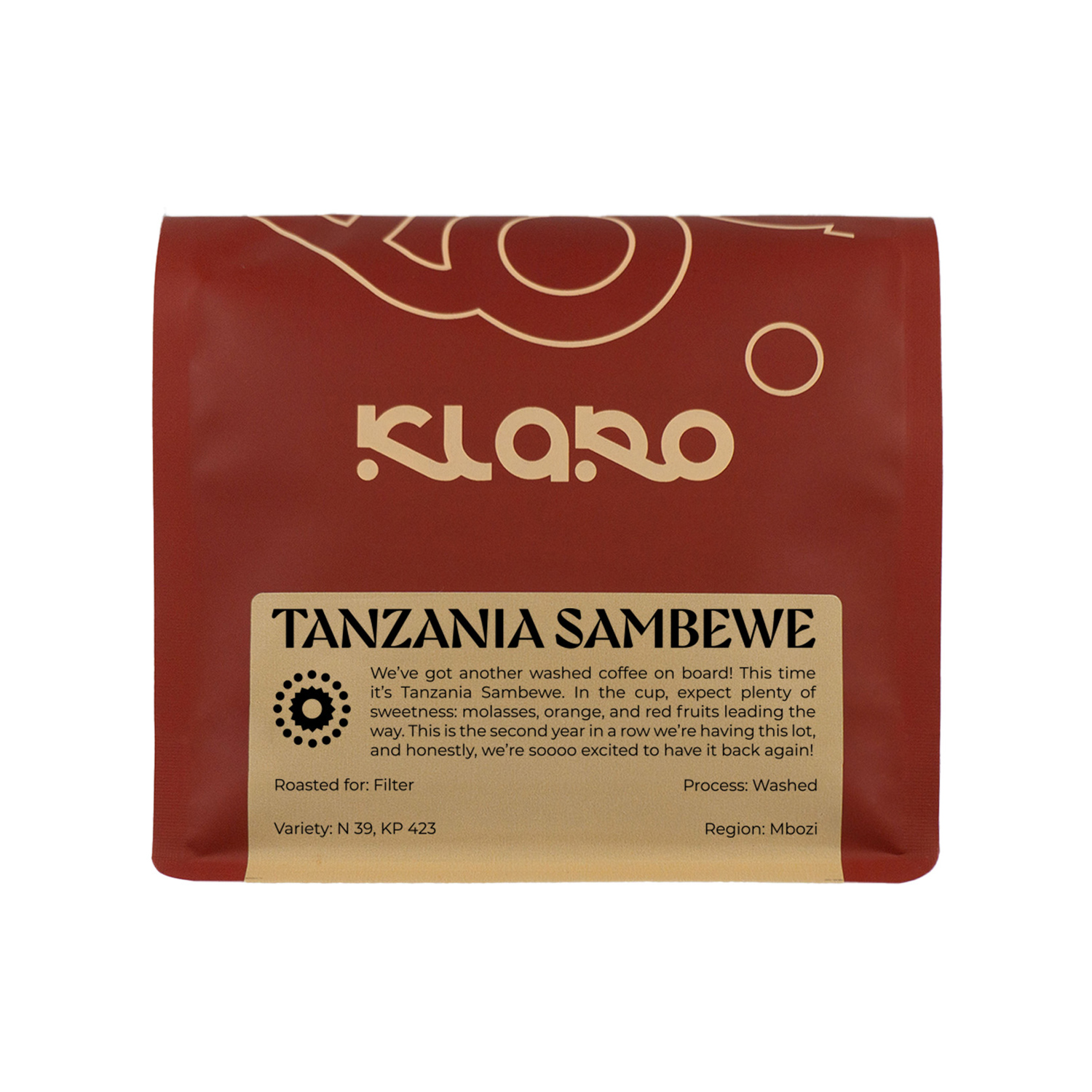 Klaro - kawa ziarnista Tanzania Sambewe Washed Filter 250 g