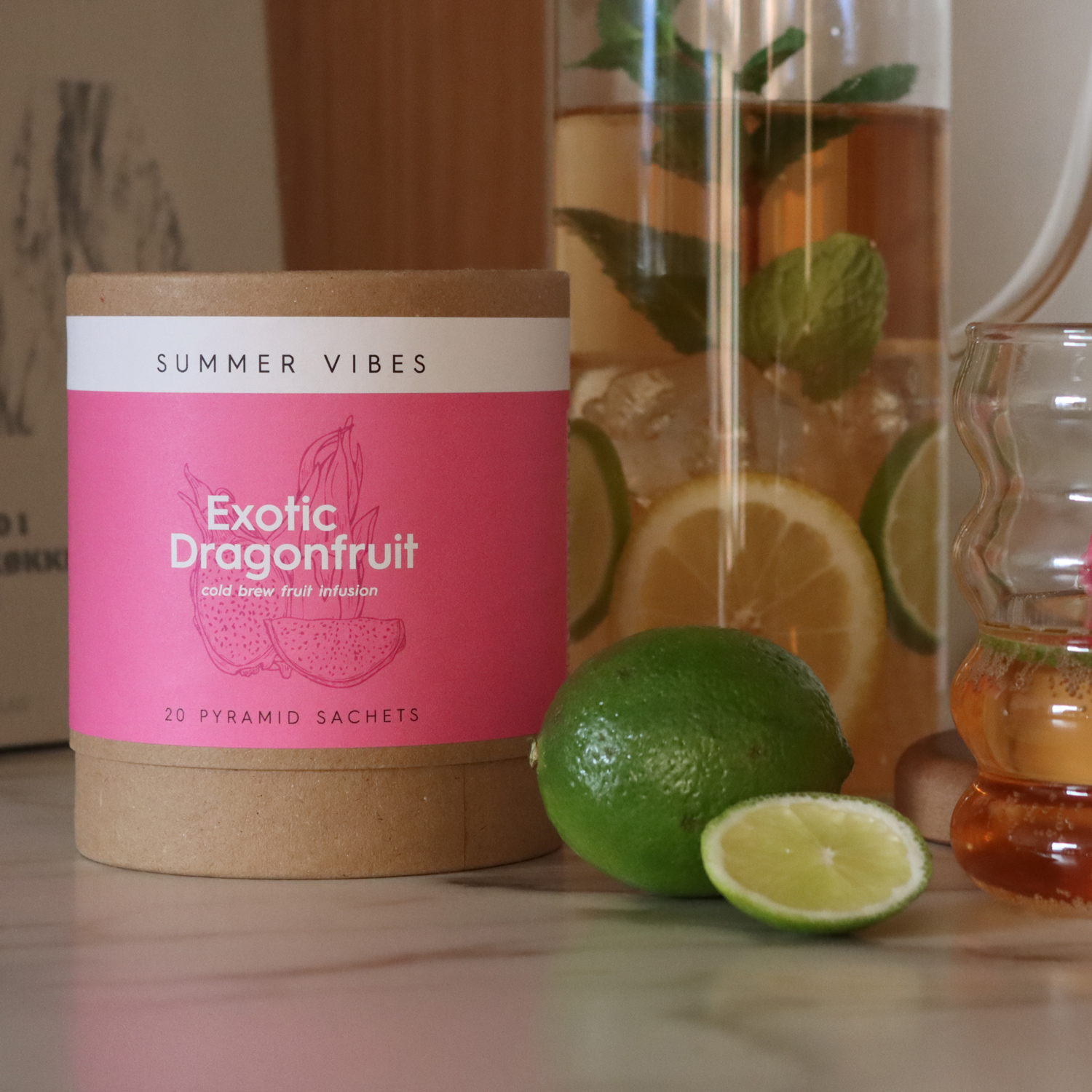 Teministeriet - herbata owocowa Summer Vibes Exotic Dragonfruit - 20 saszetek