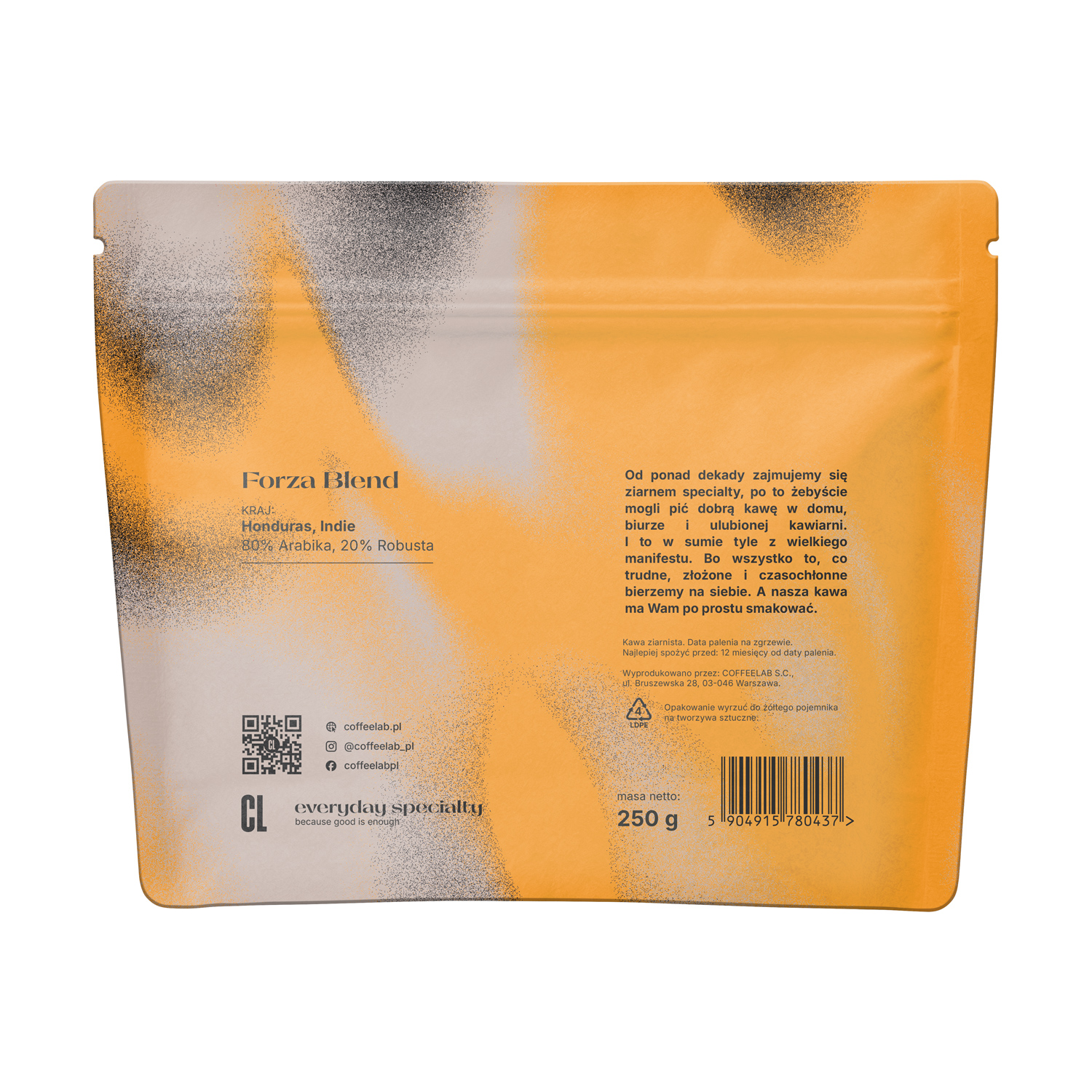 CoffeeLab - kawa ziarnista Forza Blend Espresso 250 g