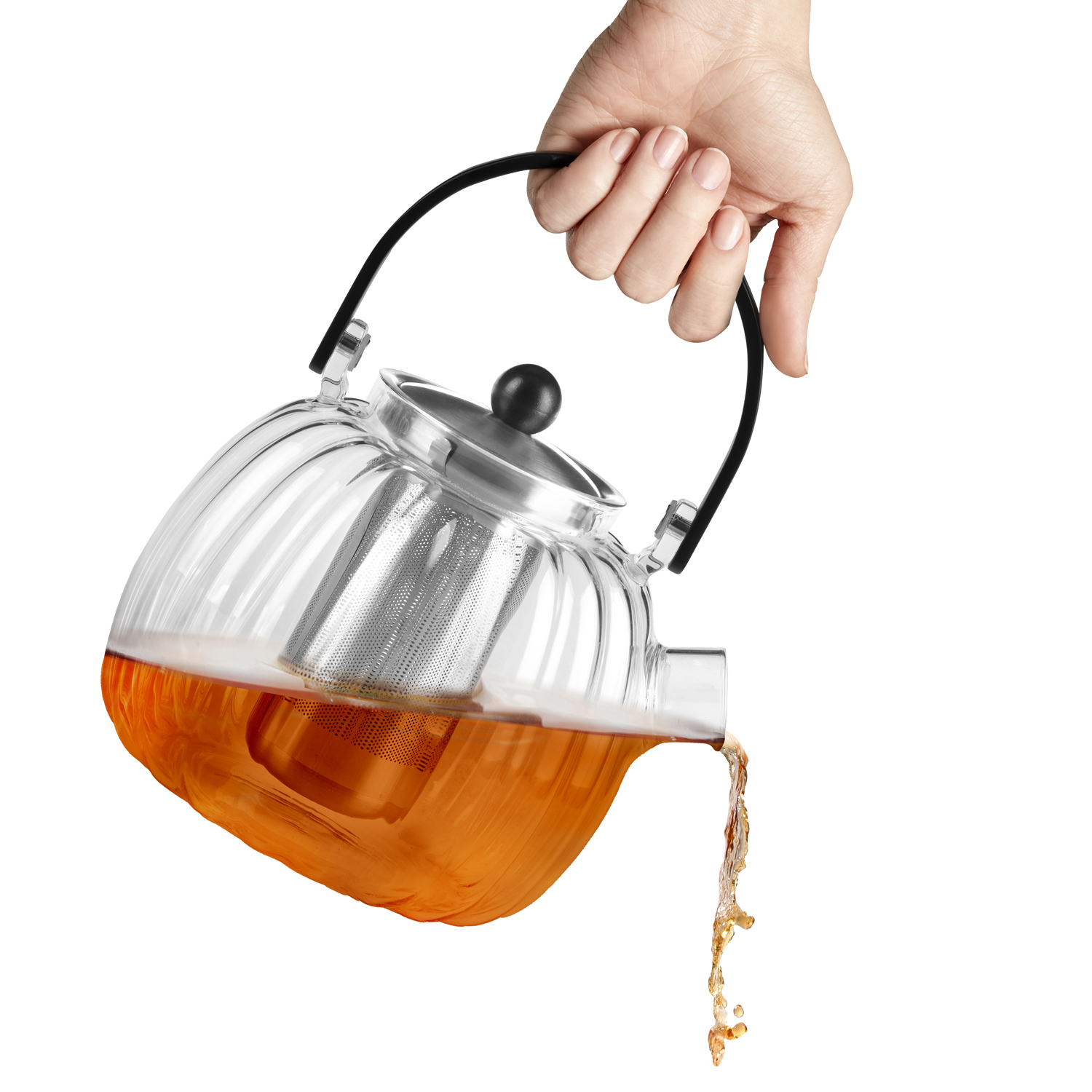 Vialli Design - Zaparzacz do herbaty VOLARE 1000 ml srebrny