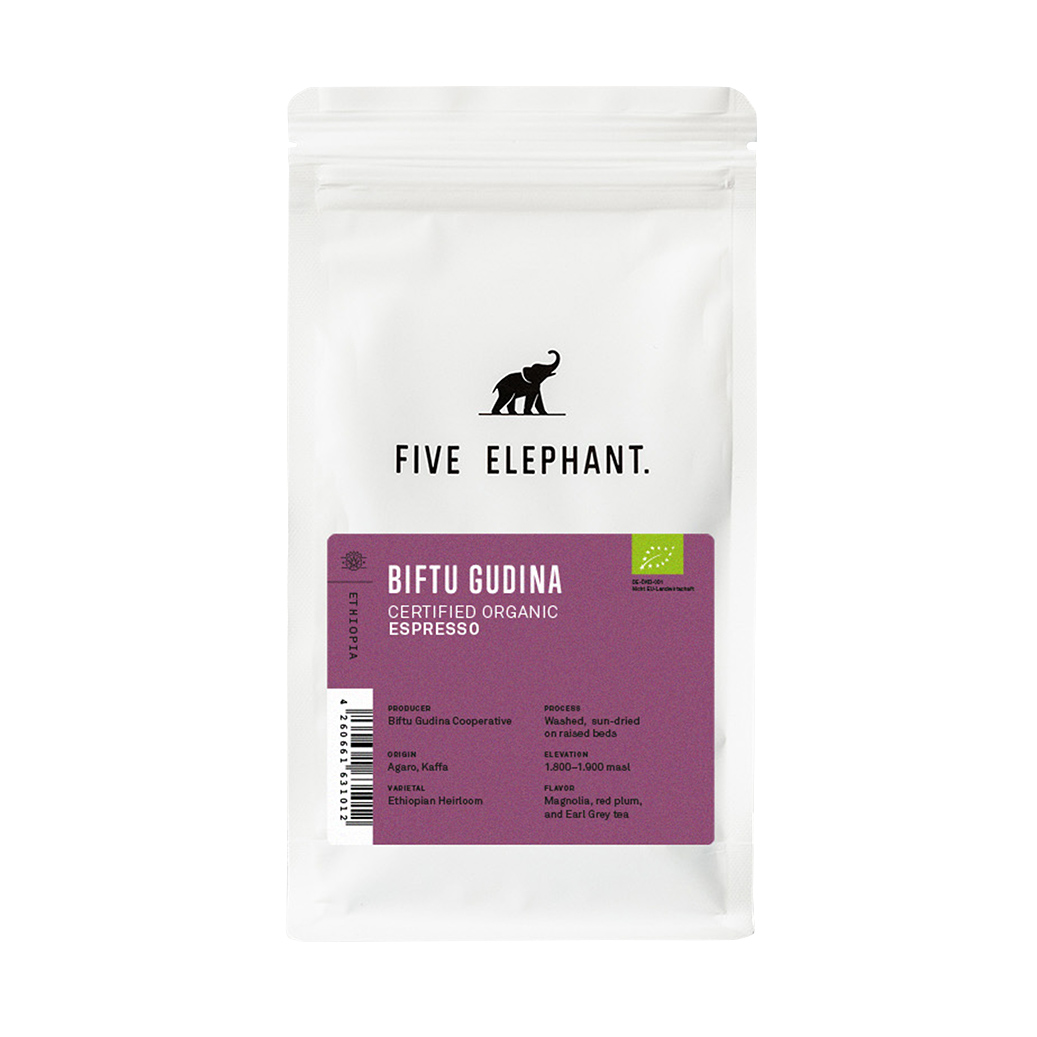 Five Elephant - Etiopia Kaffa Biftu Gudina Washed Espresso 250g