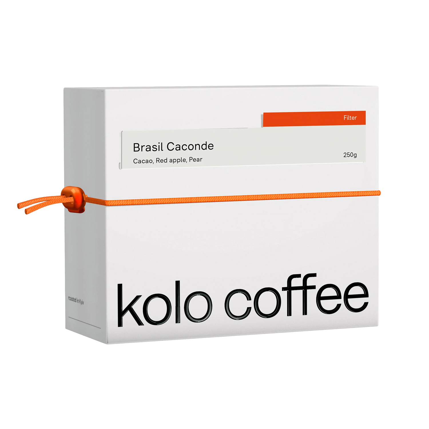 Kolo Coffee - kawa ziarnista Brazil Coconde Natural Filter 250 g