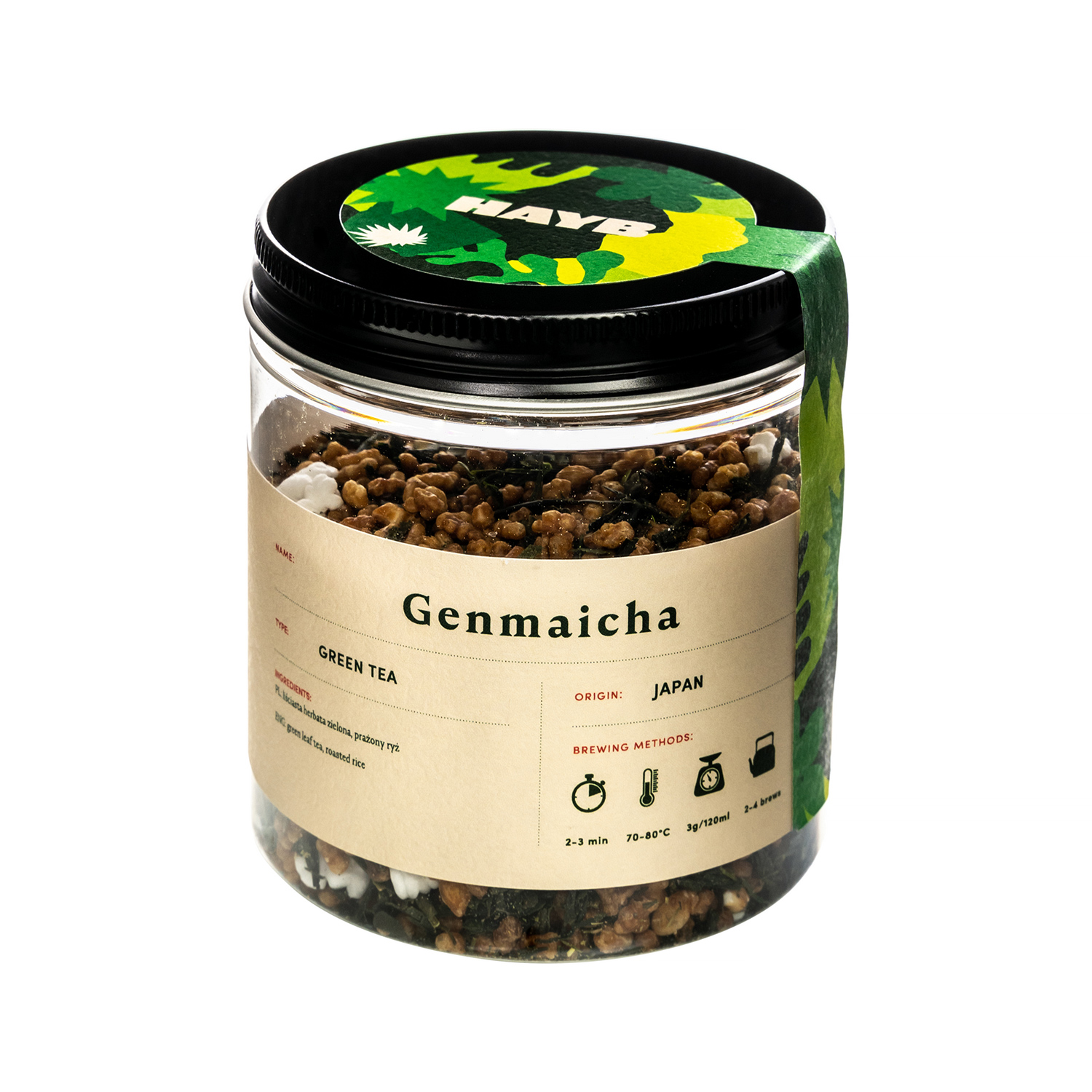 HAYB - Green Genmaicha - Loose Tea 70g