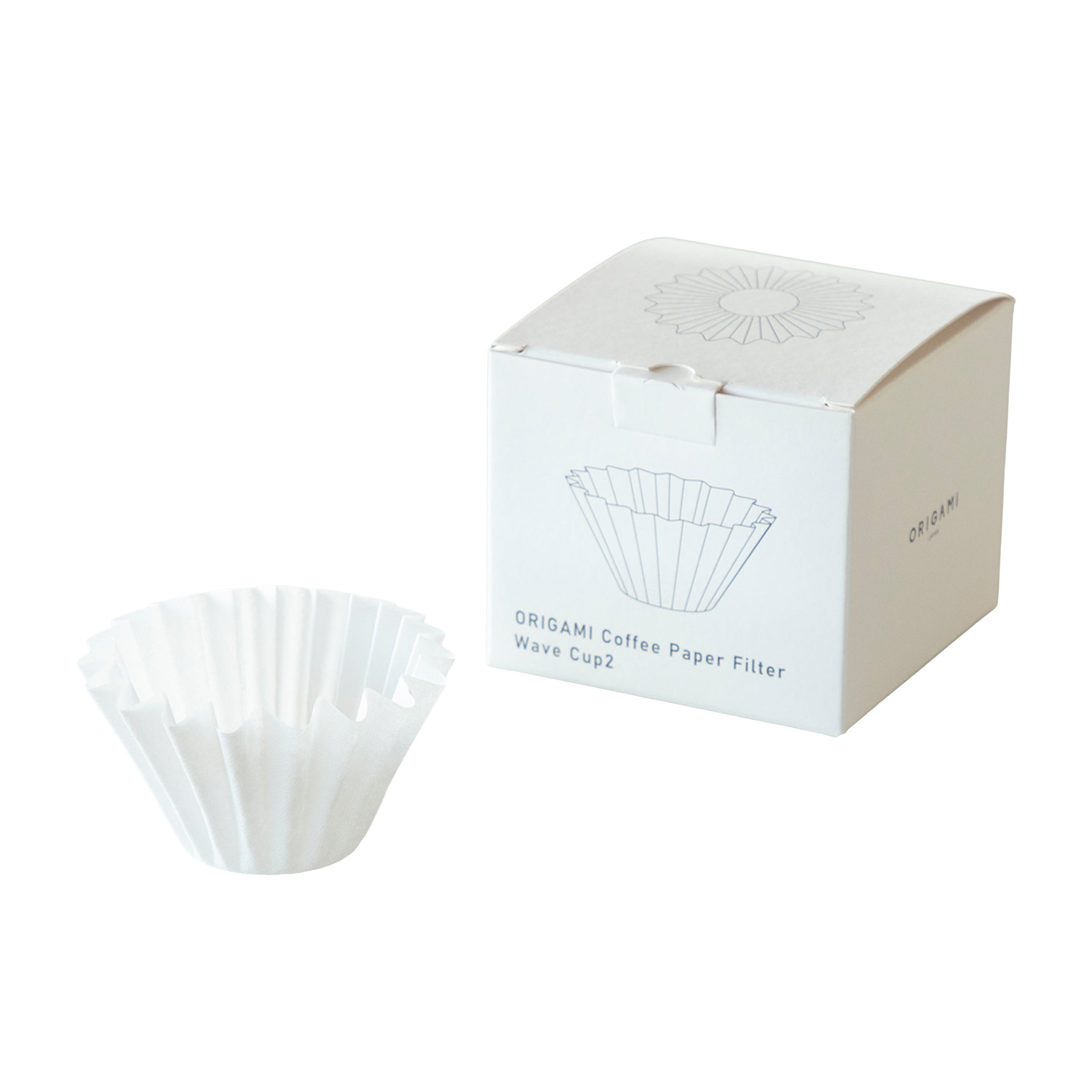 ORIGAMI - Paper Filters with a flat bottom S 50 Pieces