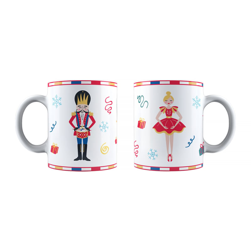 Bialetti - Nutcracker Set of 2 Mugs