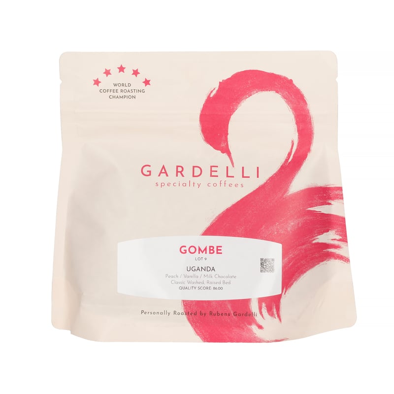 Gardelli Specialty Coffees - Uganda Gombe Lot 9 Washed Omniroast 250g