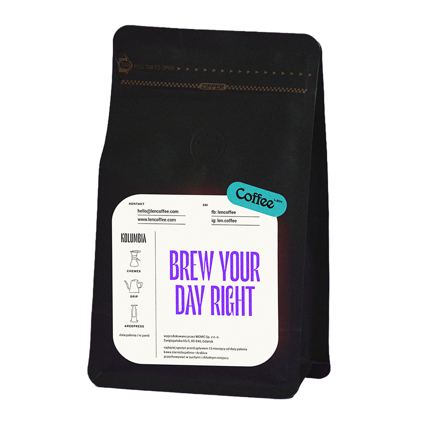Leń Coffee - Colombia Las Perlitas Washed Filter 250 g