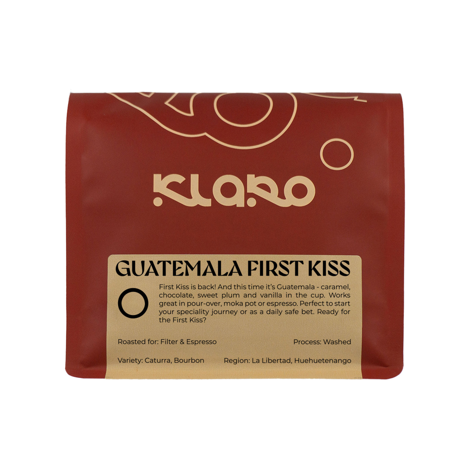 Klaro - Guatemala La Libertad Huehuetenango First Kiss Washed Omniroast 250 g
