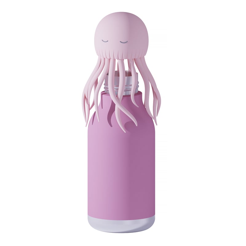 Asobu - Bestie Jellyfish - 460 ml Insulated Bottle with Straw