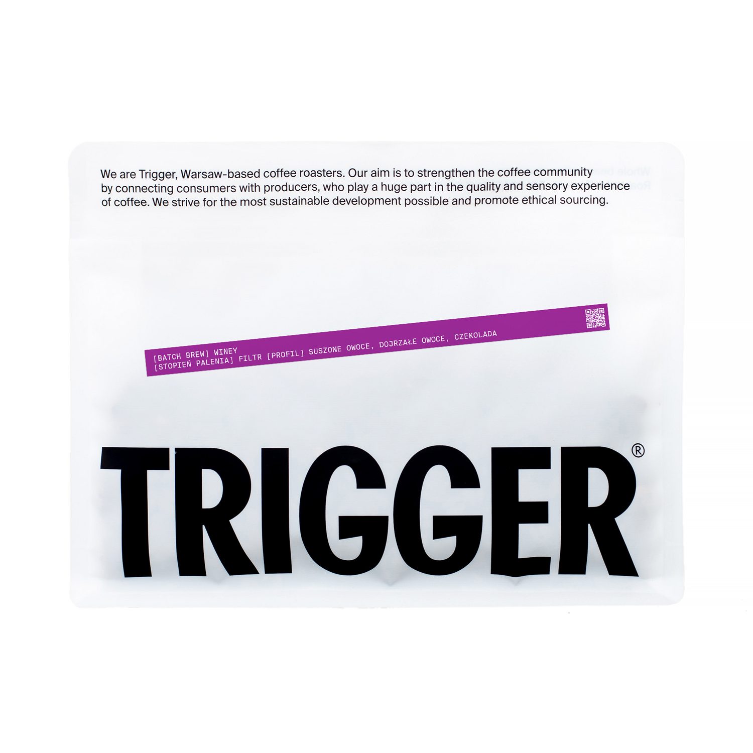 Trigger - kawa ziarnista Winey Batch Filter 250 g