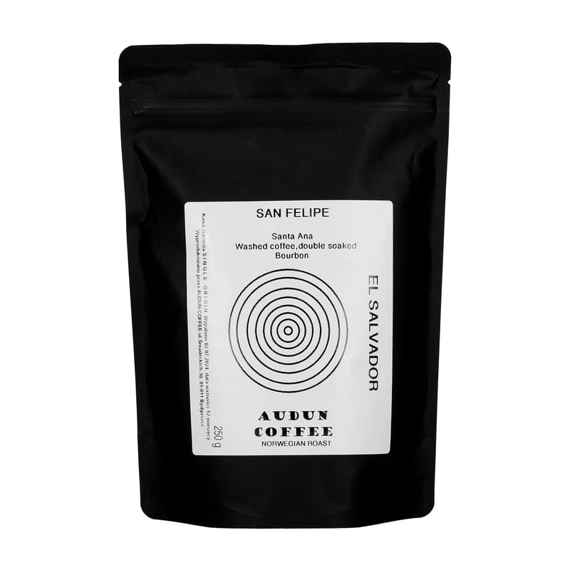 Audun Coffee - El Salvador San Felipe Double Soaked Filter 250g