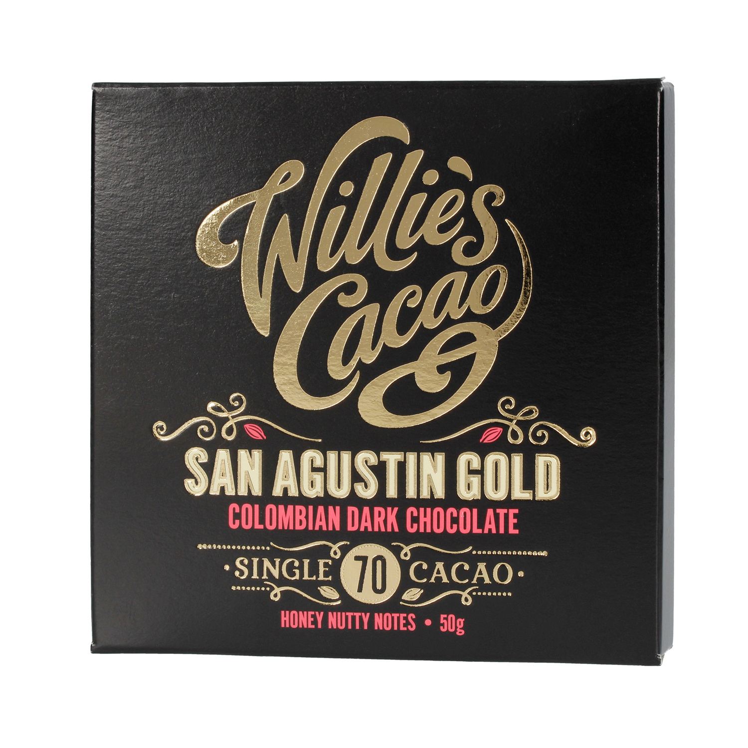 Willie's Cacao - 70% San Agustin Gold Colombia Chocolate 50g