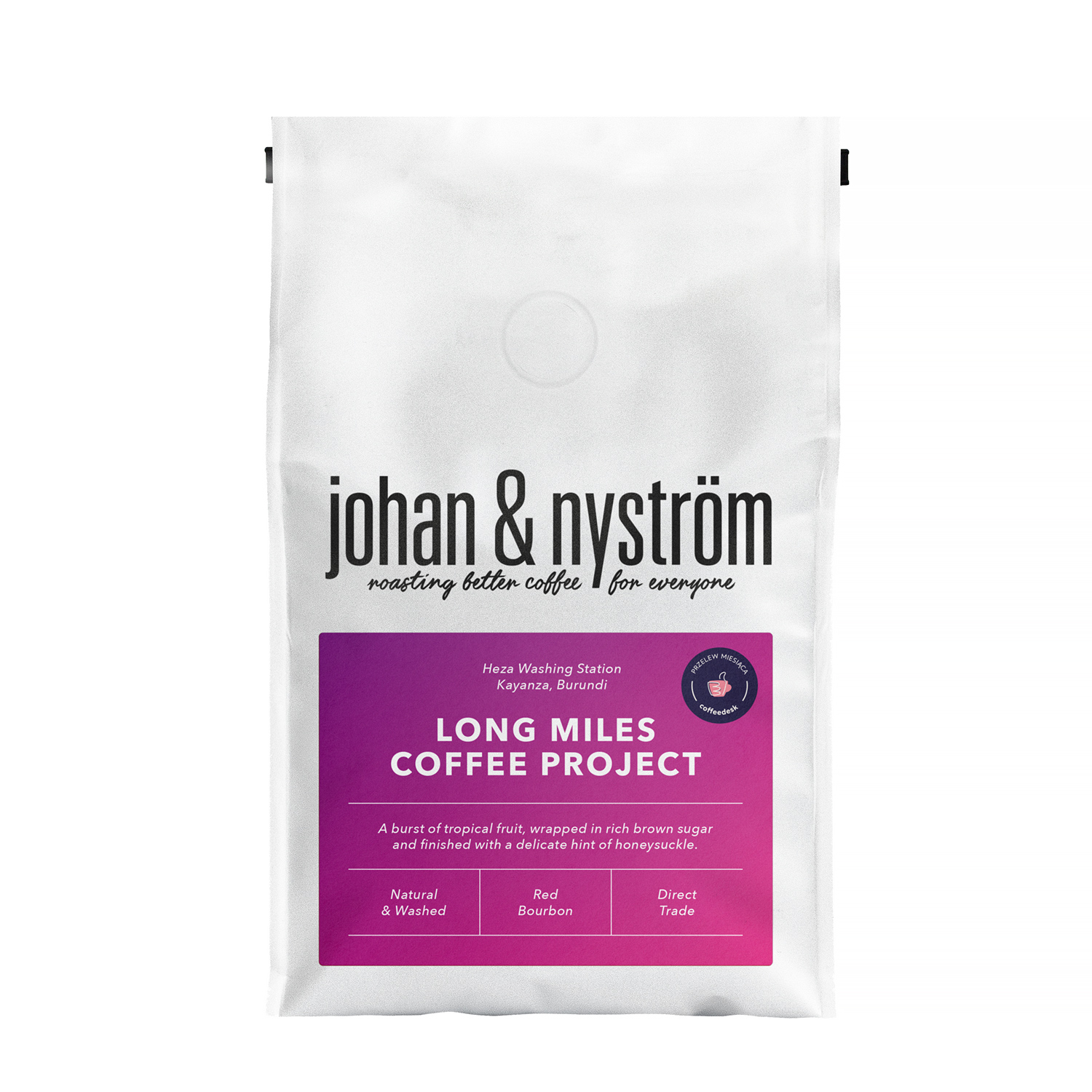 FILTER OF THE MONTH: Johan & Nyström - Burundi Long Miles Kayanza Natural Filter 250 g