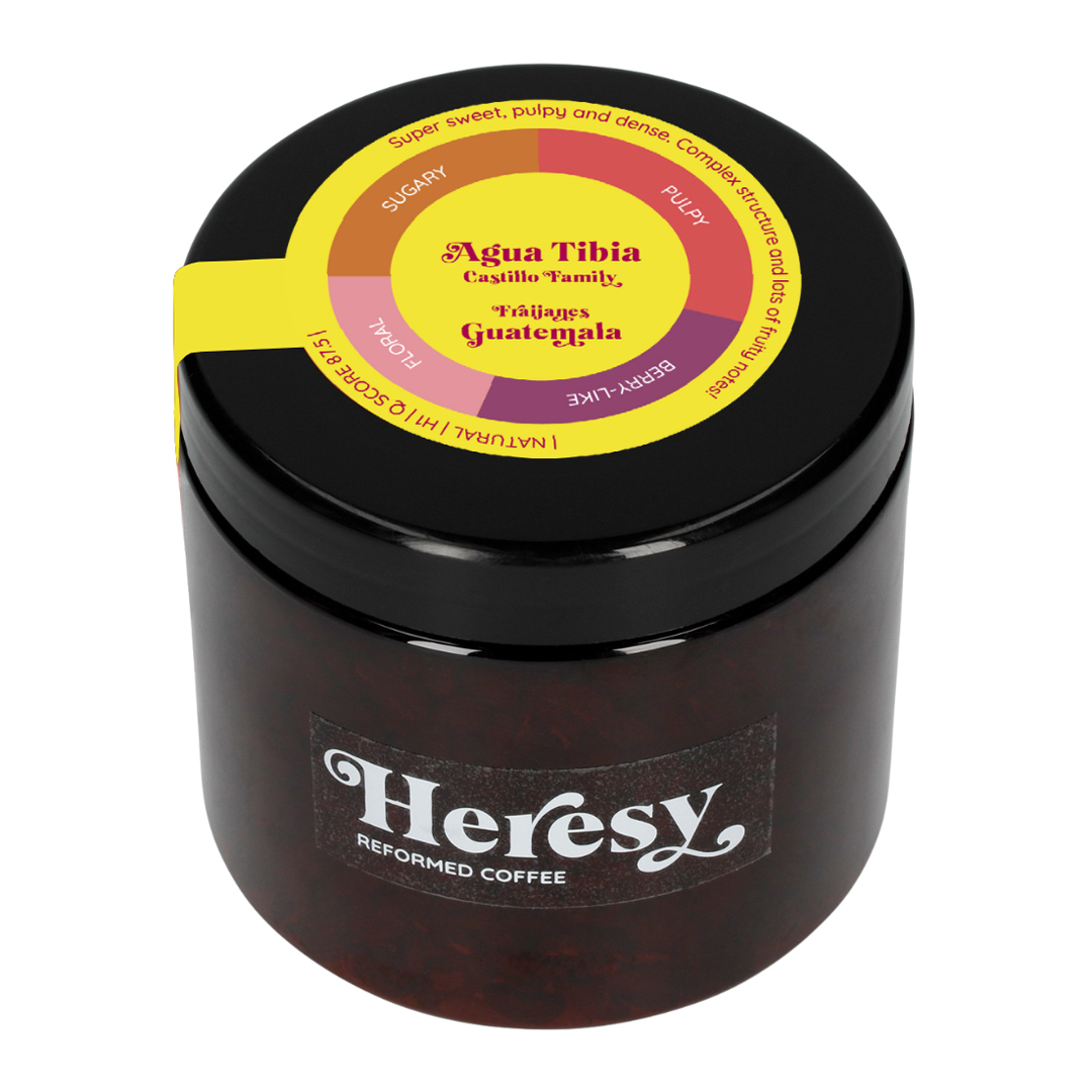 Heresy - kawa ziarnista Gwatemala Agua Tibia H1 Natural Filter 252 g