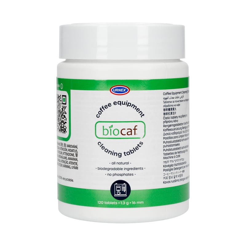Urnex Biocaf - Tabletki czyszczące - 120 sztuk