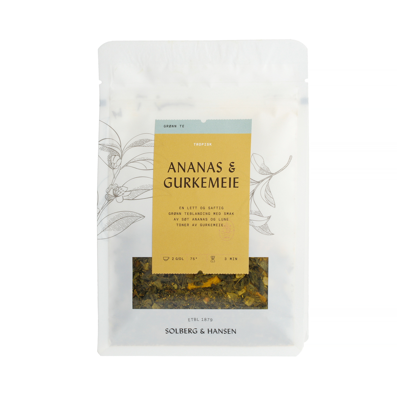 Solberg & Hansen - Herbata sypana - Pineapple and Turmeric Green Tea