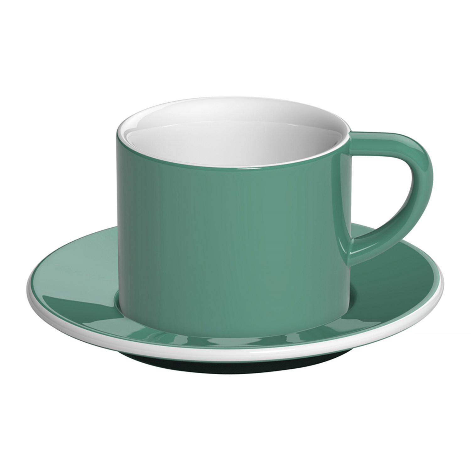Loveramics Bond - 150 ml Cappuccino cup and saucer - Teal