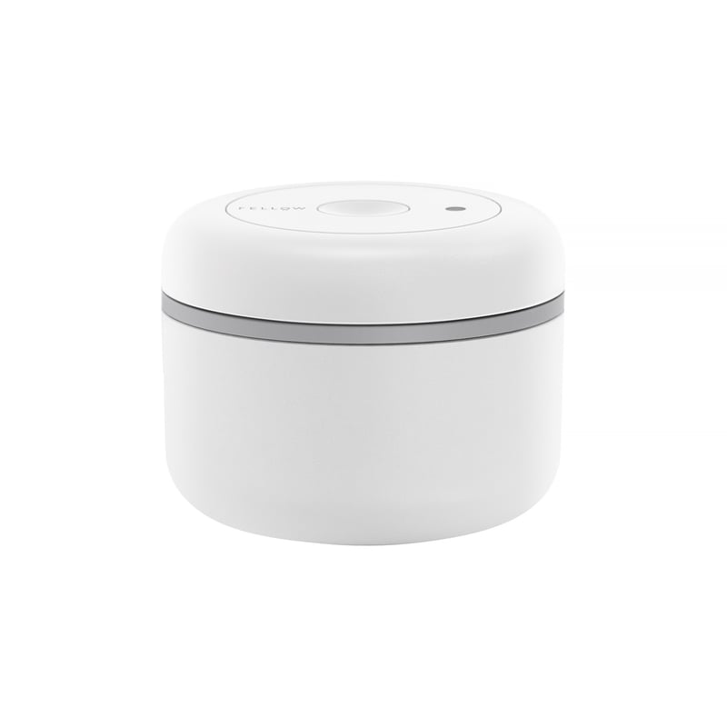 Fellow Atmos Vacuum Canister - 0.4l Matte White Steel