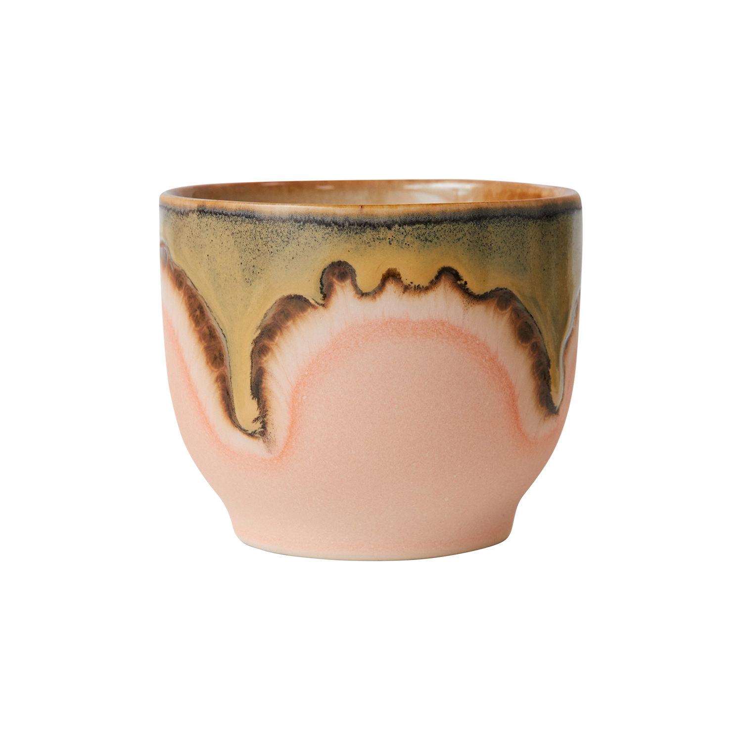 HKliving - 70s Cafe Ceramic Mug Blossom 250ml