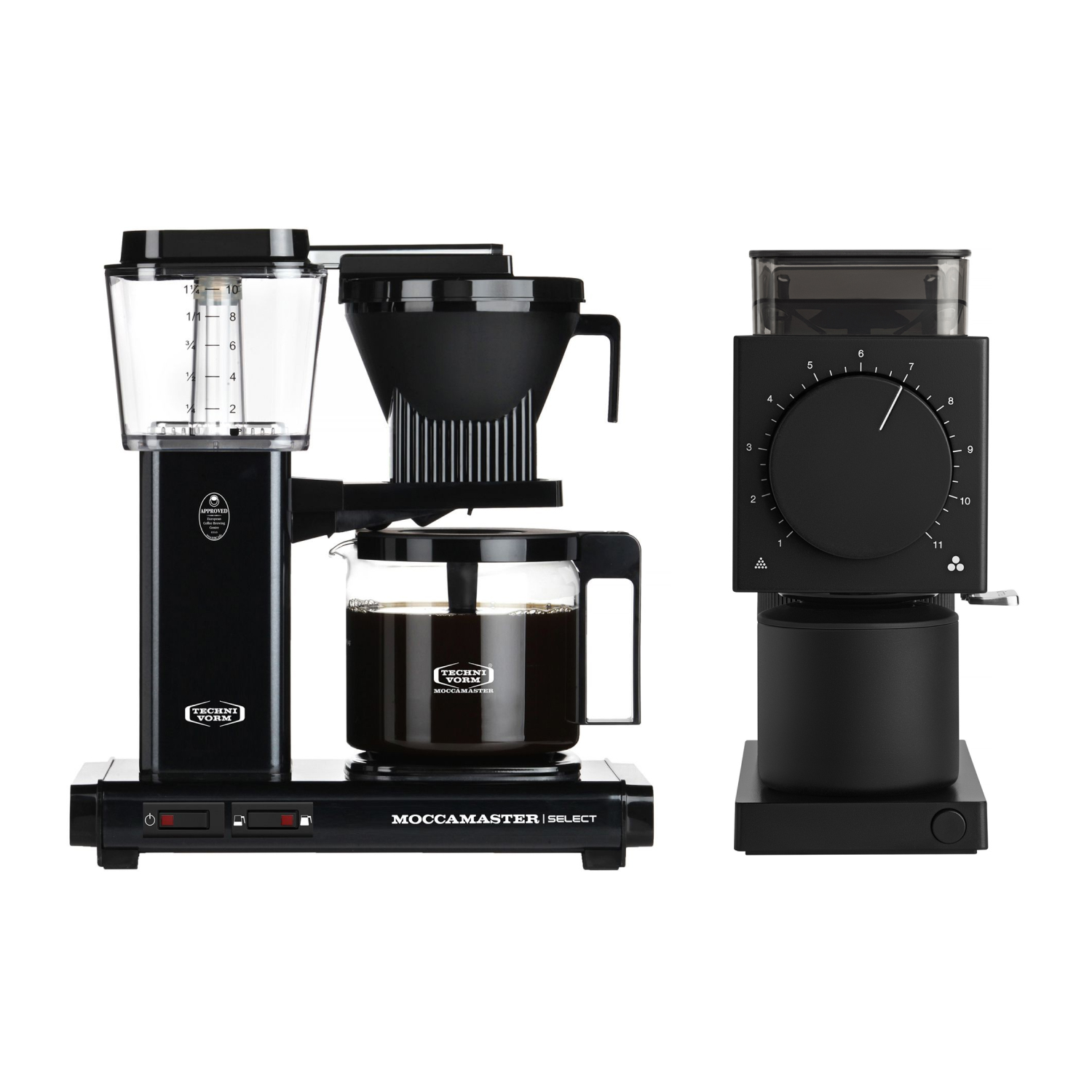 Zestaw Moccamaster KBG 741 Select - Black i Fellow Ode 2