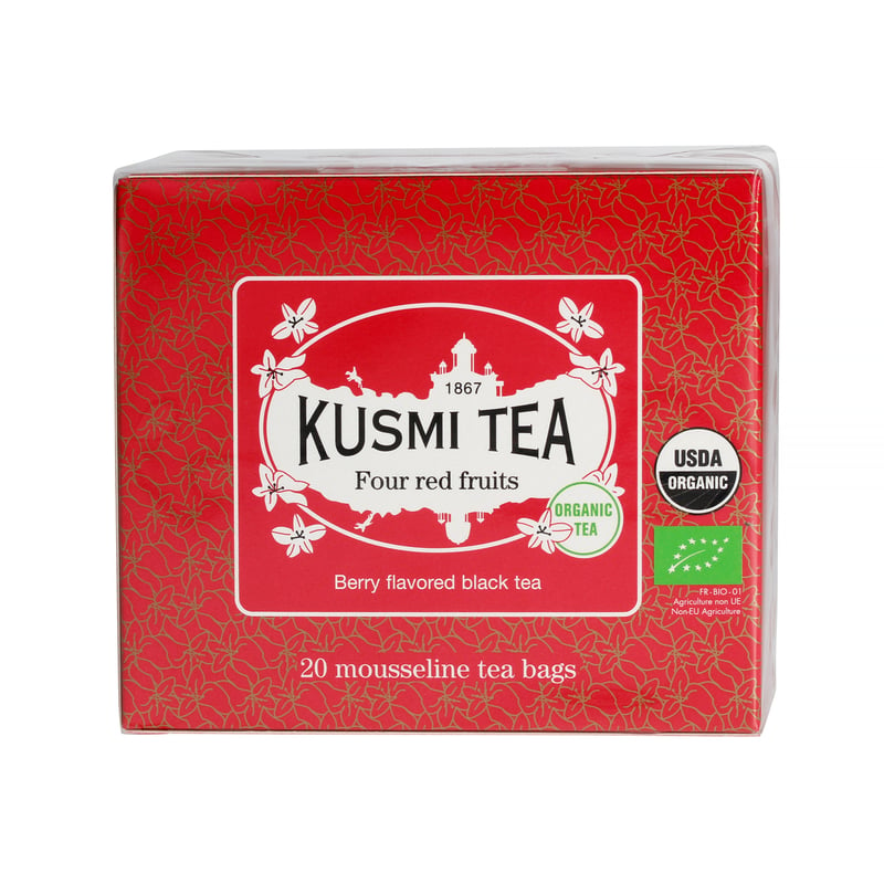 Kusmi Tea - Four Red Fruits Bio - Herbata 20 saszetek