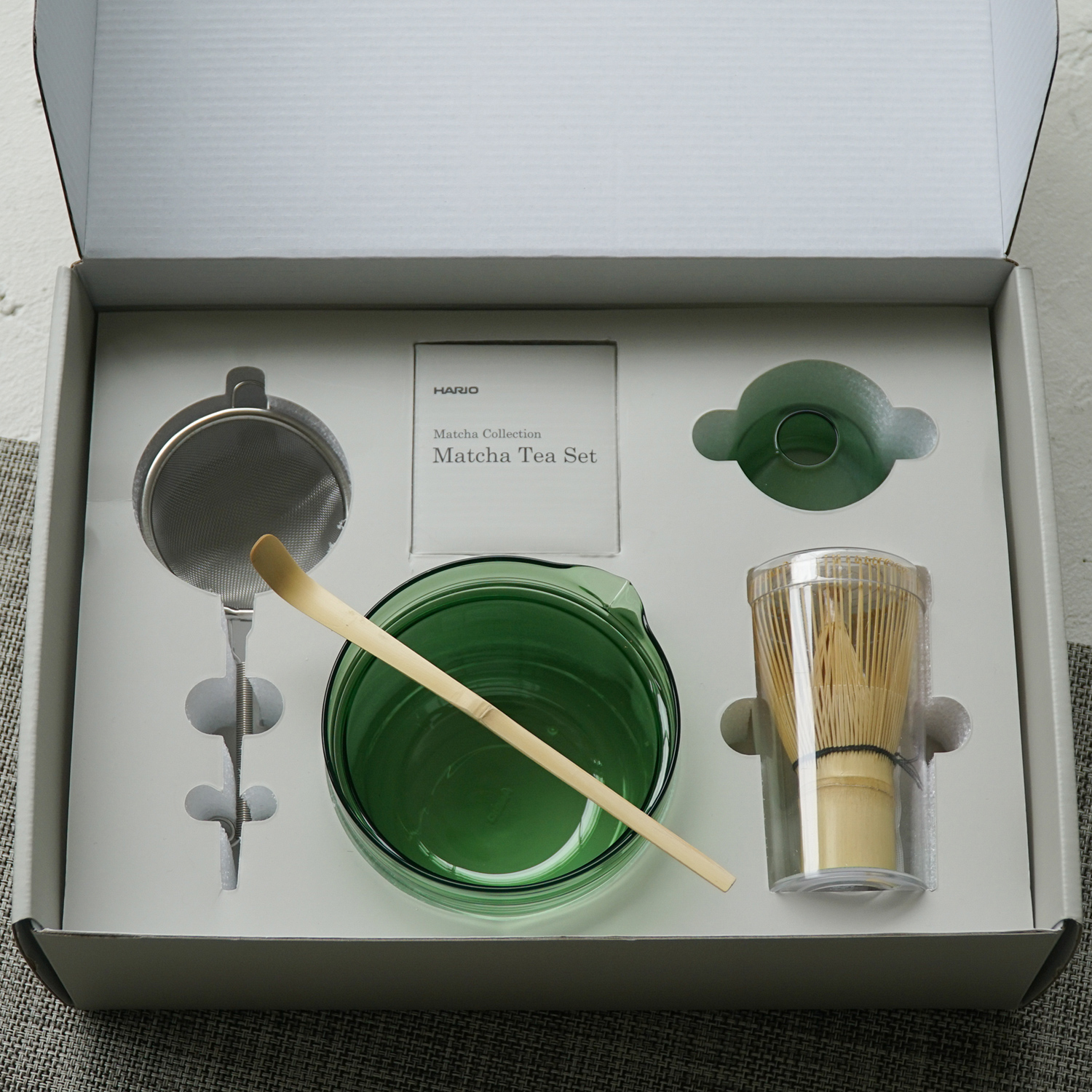 Hario - zestaw do matchy - zielony