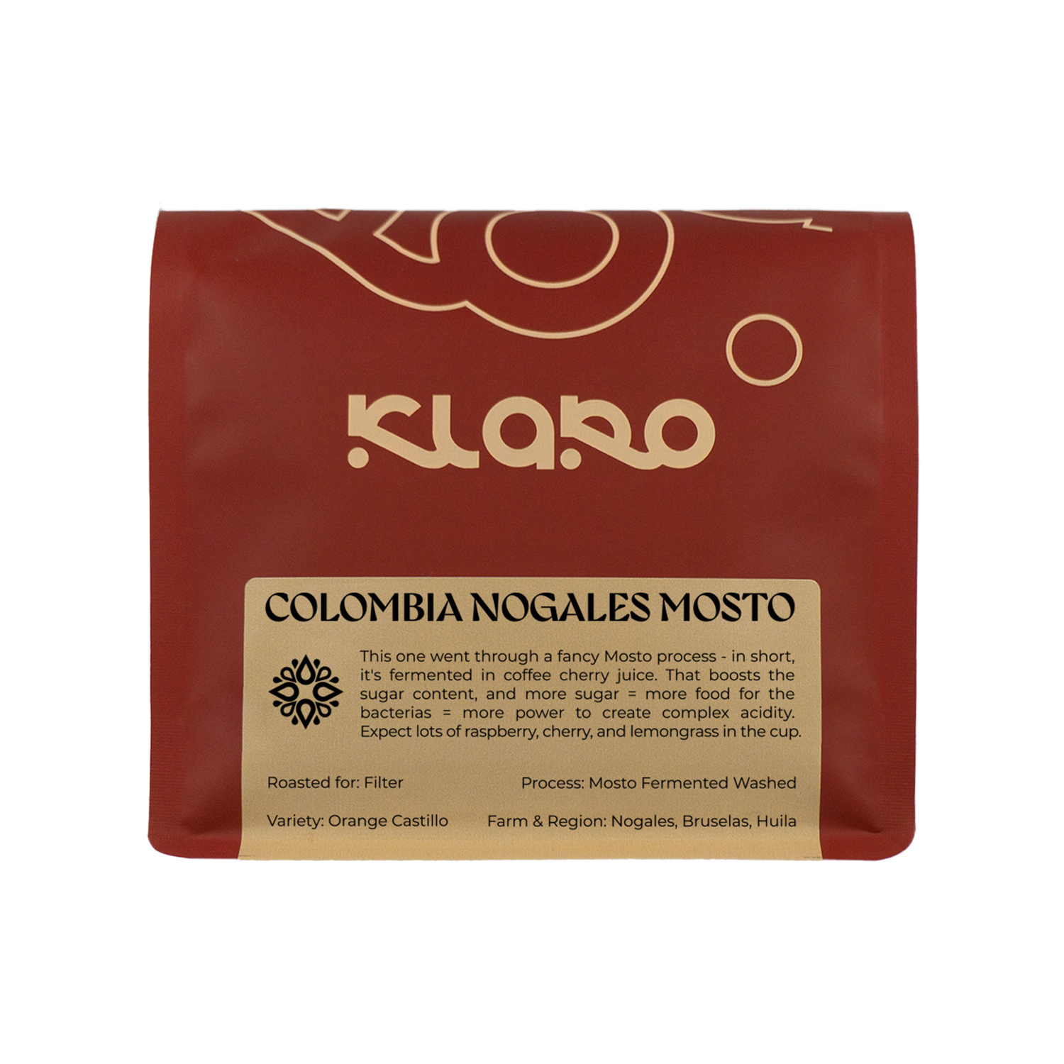 Klaro - Colombia Nogales Mosto Fermented Washed Filter 200 g