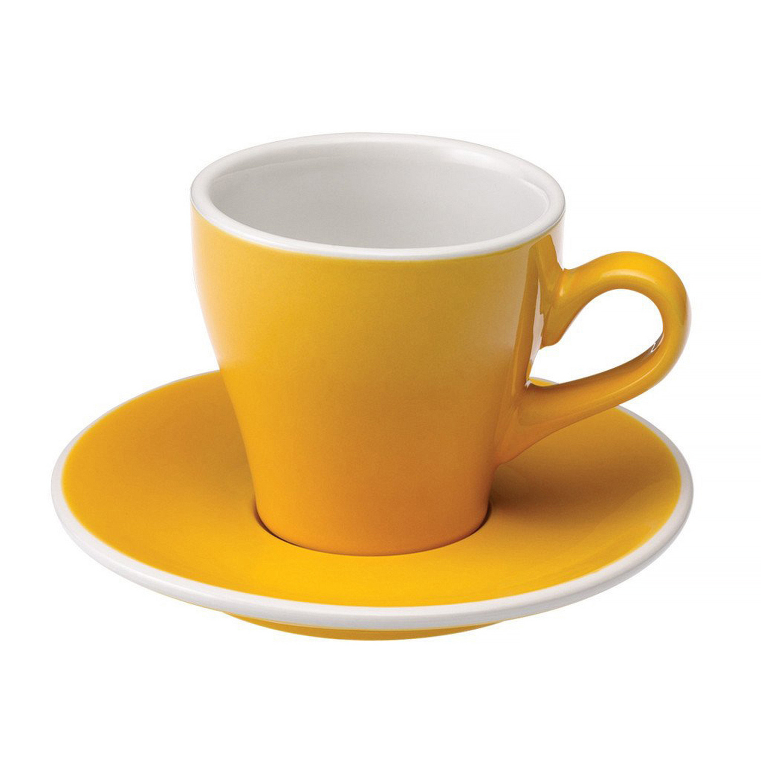 Loveramics Tulip - Cup and saucer - Cappuccino 180 ml - Yellow