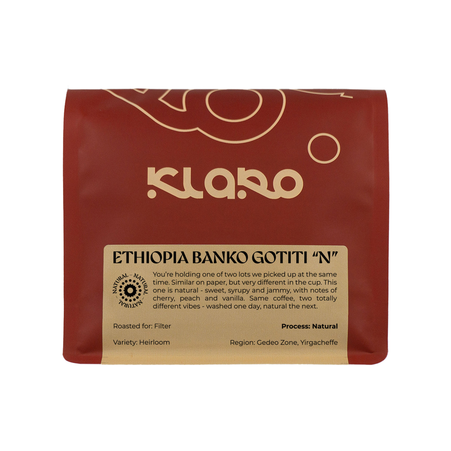 Klaro - Ethiopia Banko Gotiti Natural Filter 250 g