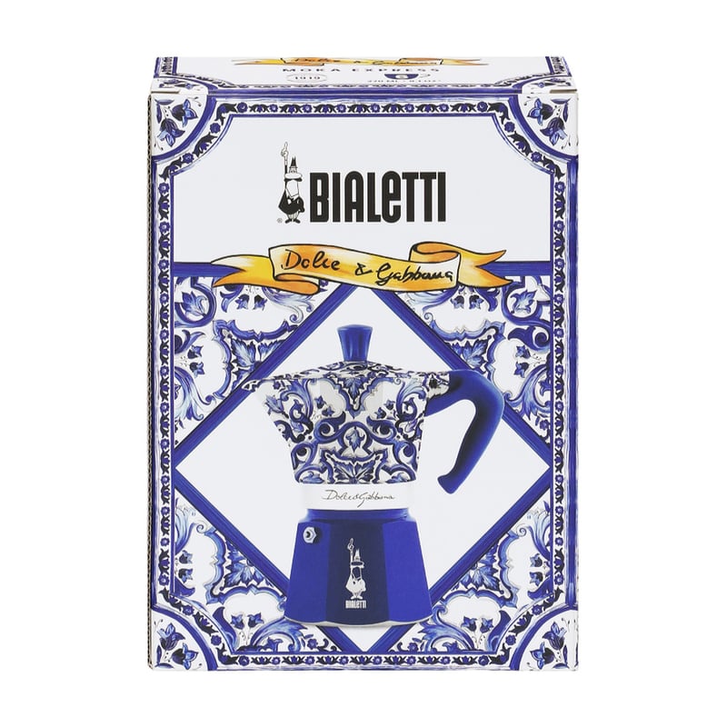 Bialetti Dolce & Gabbana - Moka Express Mediterranean Blue 6tz