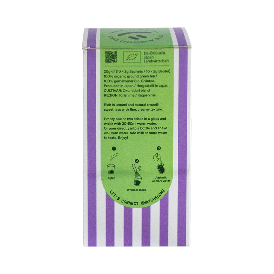 Matchasome - Organic Ceremonial Matcha BIO 10 Sachets 2 g
