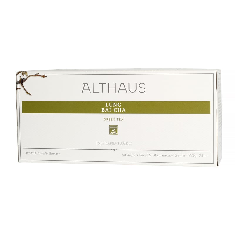 Althaus - Lung Bai Cha Grand Pack - Herbata 15 dużych saszetek