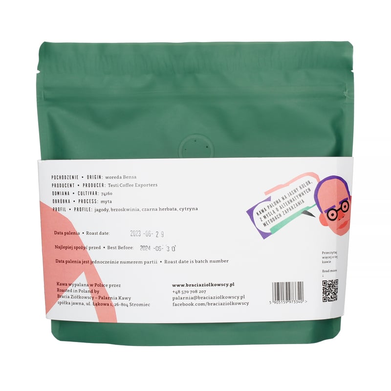 Bracia Ziółkowscy - Etiopia Sidamo Bensa Washed Filter 250g