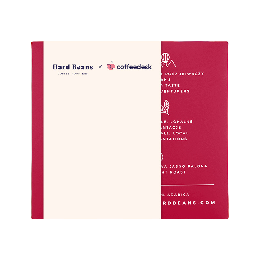 Hard Beans x Coffeedesk - kawa ziarnista Kolumbia Juicy Strawberry Filter 250 g