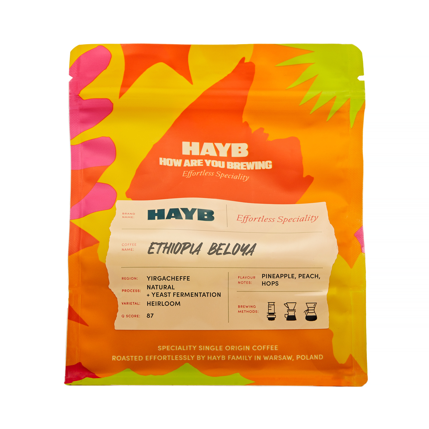 HAYB - Ethiopia Beloya Anaerobic natural + Yeast Filter 250g