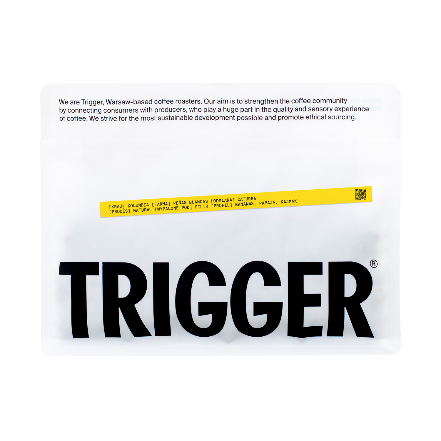 Trigger - Colombia Peñas Blancas Natural Estete 2 Filter 250g