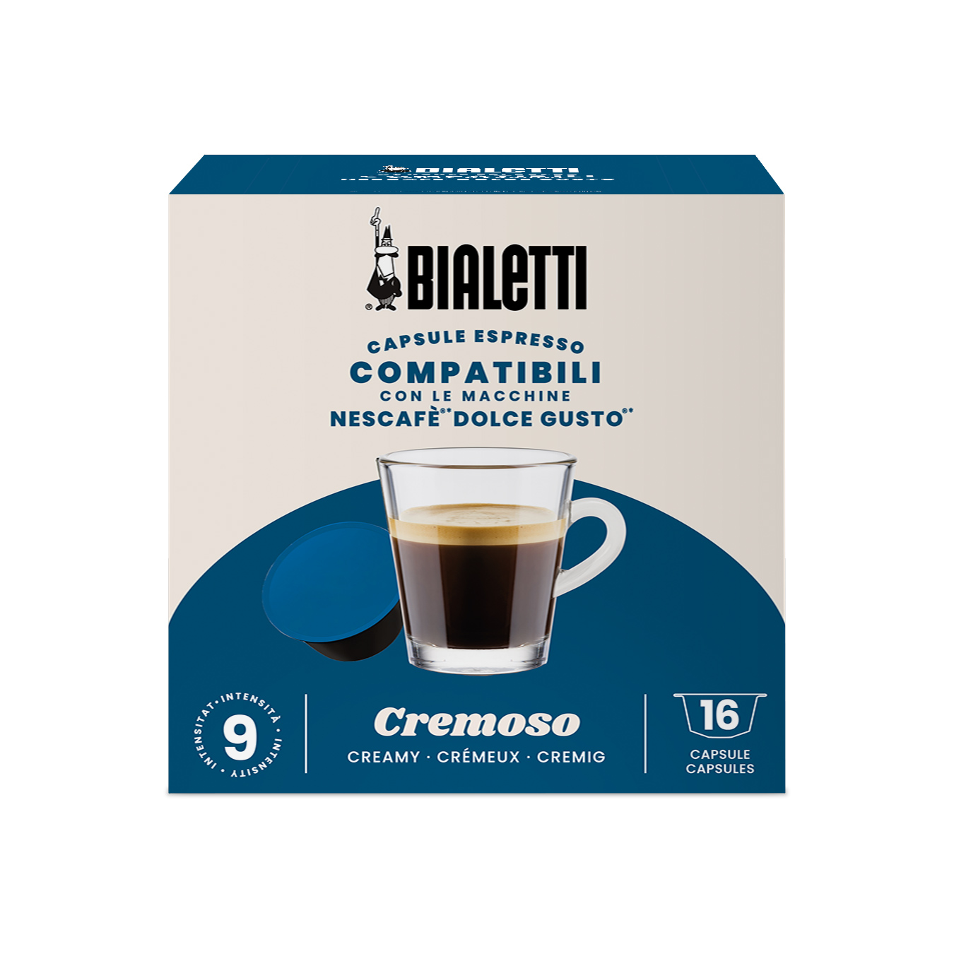 Bialetti - Dolce Gusto Cremos - 16 Capsules