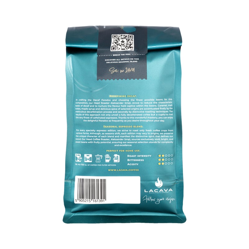 LaCava - Paradox Espresso - Kawa Bezkofeinowa 350g