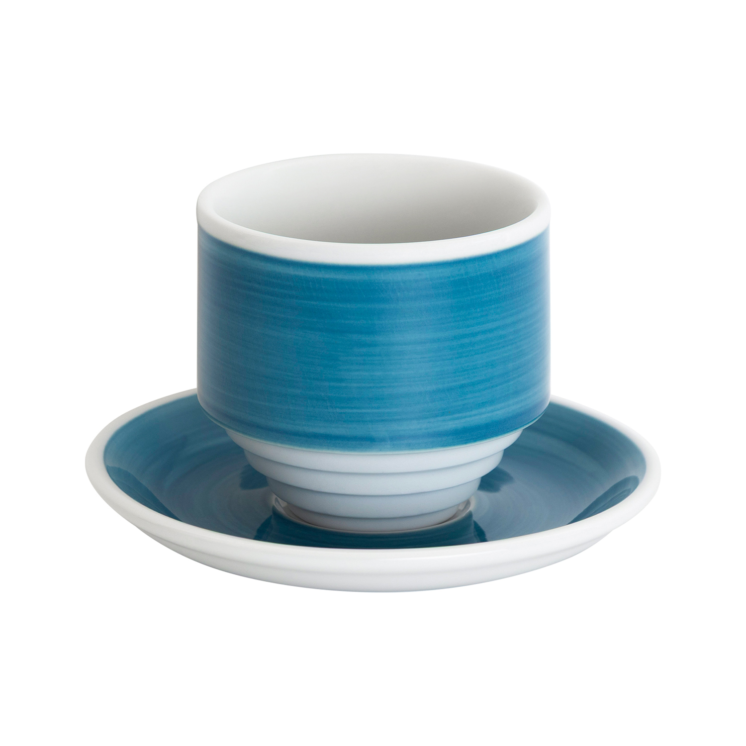Loveramics Deco - Cupping bowl and saucer 200ml - Blue
