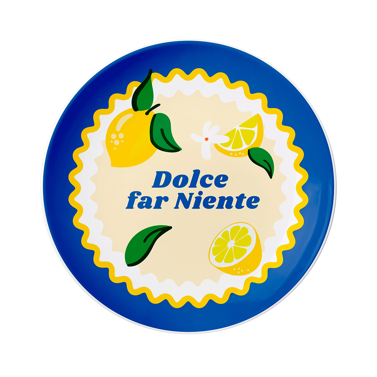 Bialetti - Fruit Vibes Talerz deserowy w cytryny