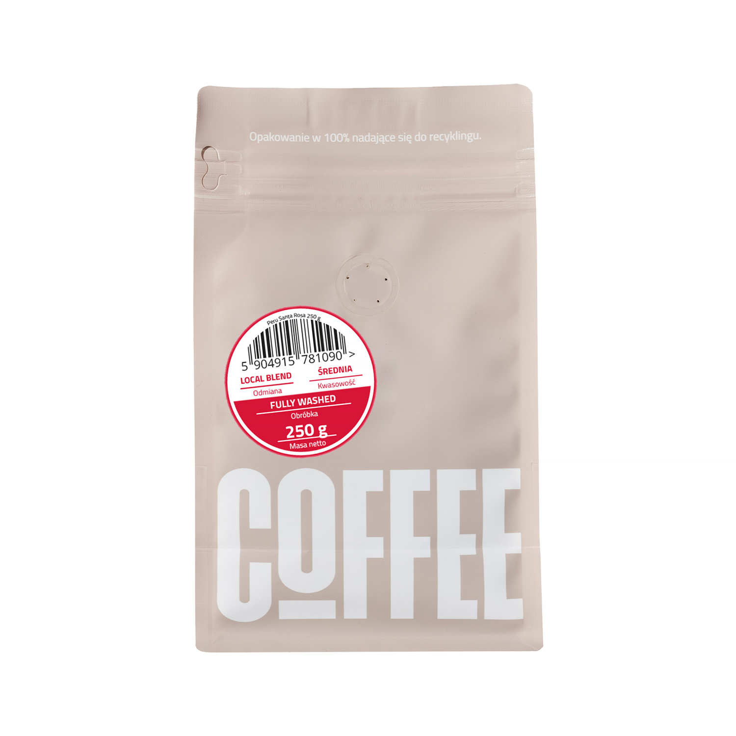 CoffeeLab - kawa ziarnista Peru Santa Rosa Washed Filter 250 g