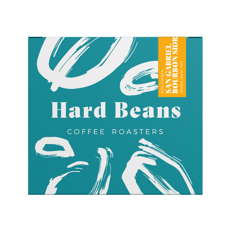 Hard Beans - kawa ziarnista Kolumbia San Gabriel Bourbon Sidra Filter 250 g