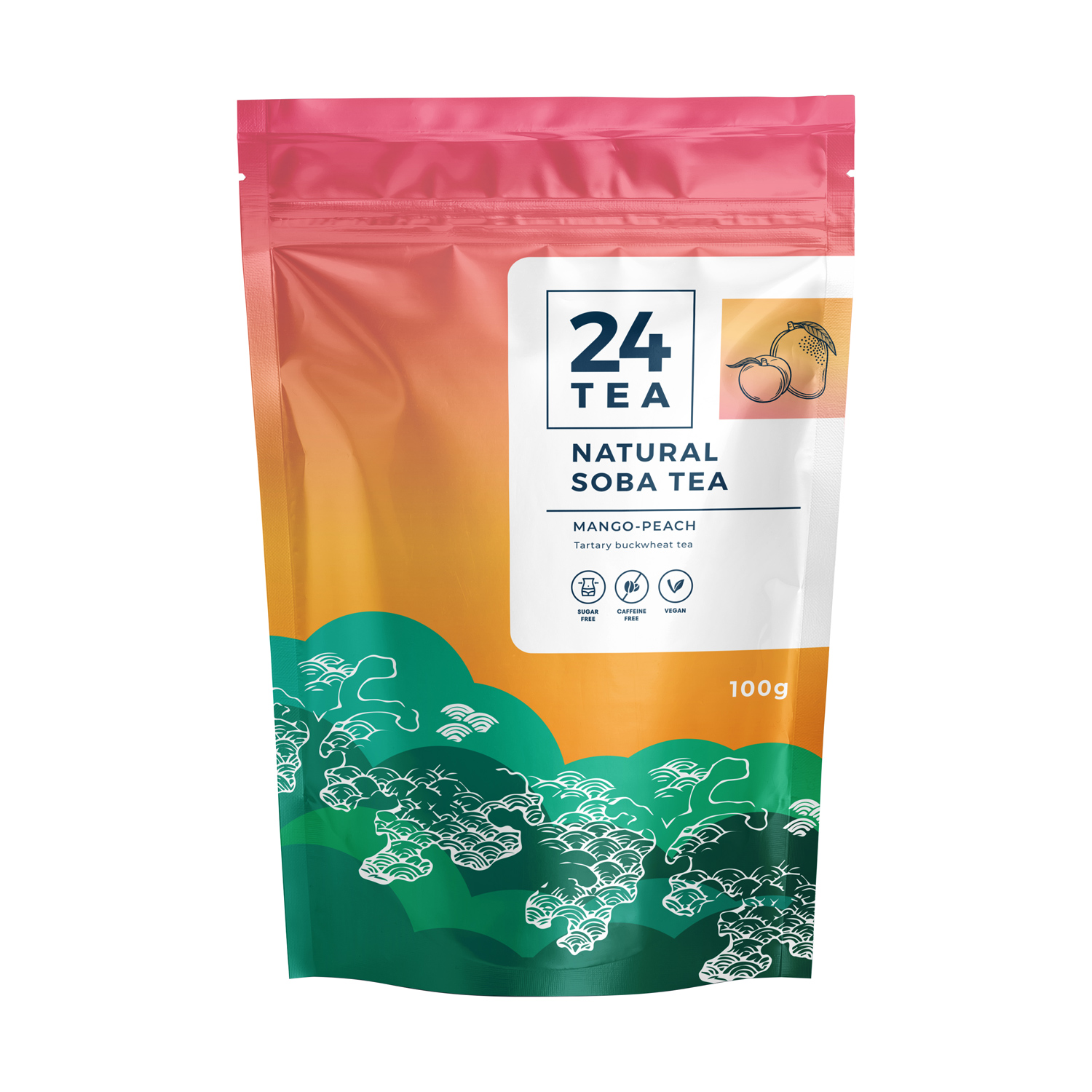 24Tea - Mango Peach Soba Tea 100 g