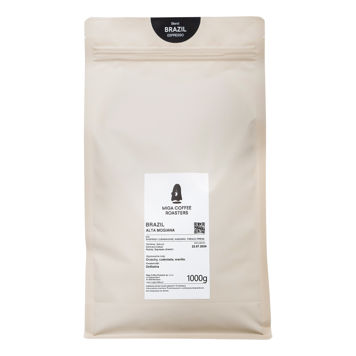 Miga Coffee - Brazil Espresso 1kg