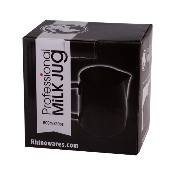 Rhinowares Stealth Milk Pitcher - Black - 600 ml