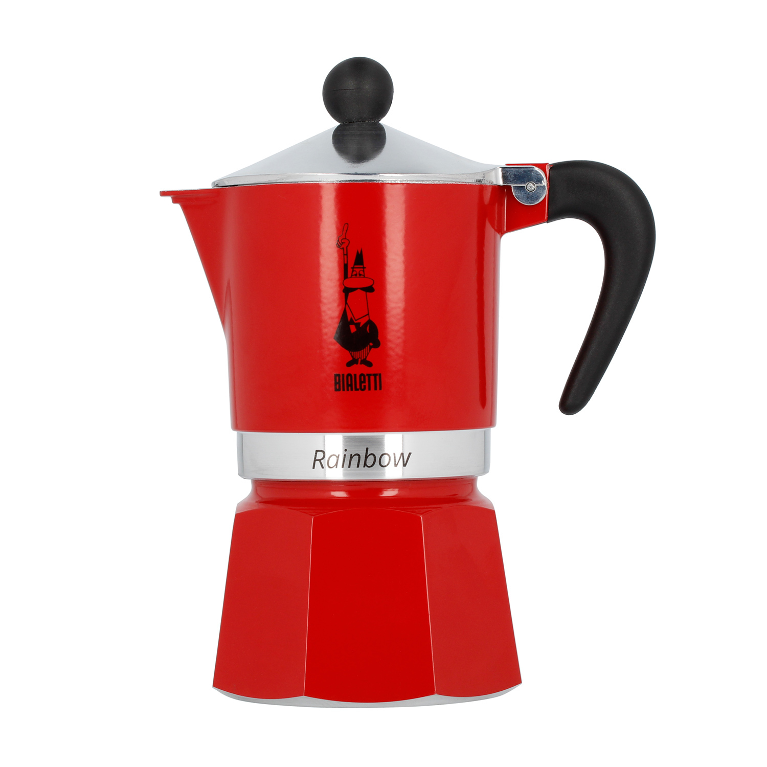 Bialetti - kawiarka Rainbow 3tz Czerwona (outlet)