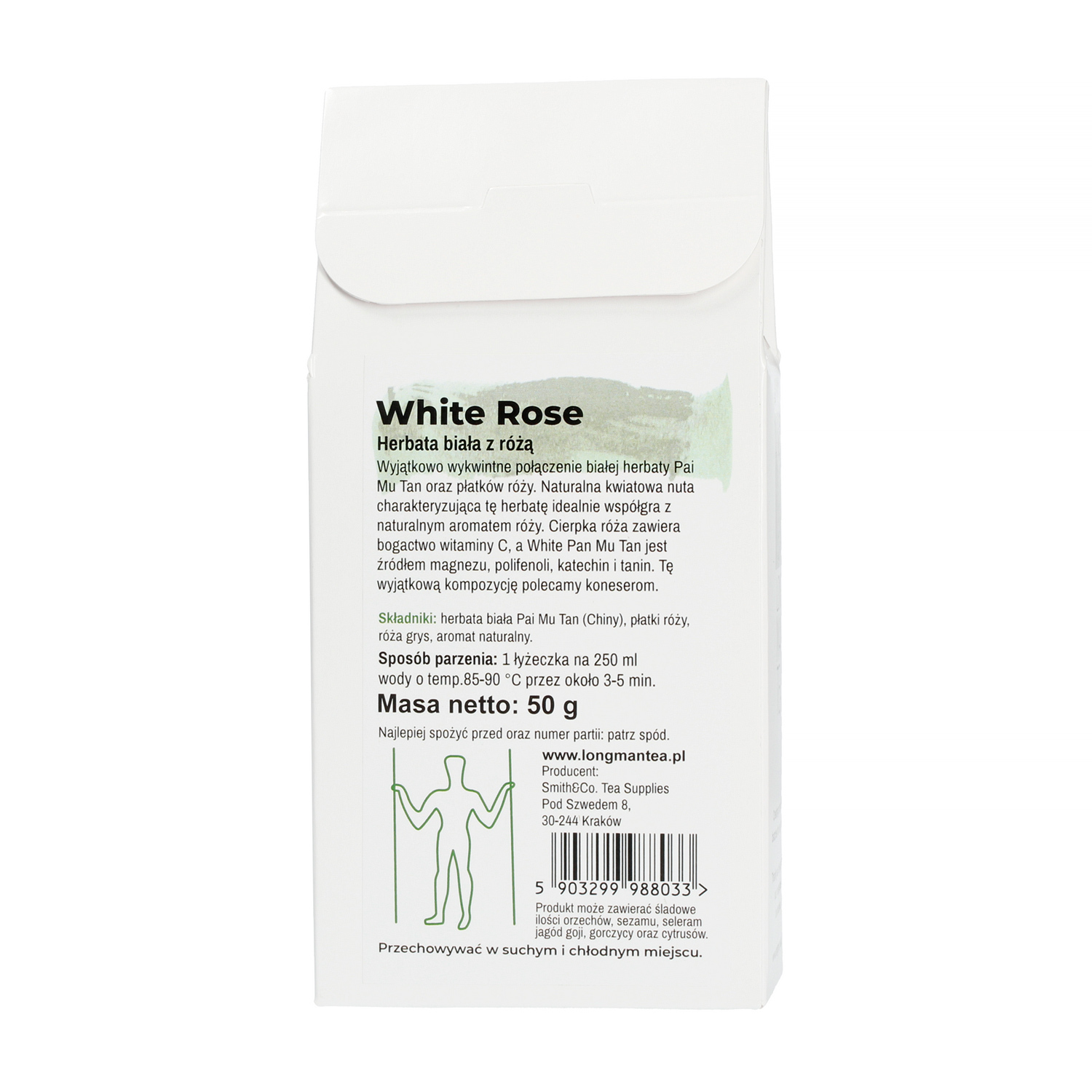 Long Man Tea - White Rose - Loose tea - 50g