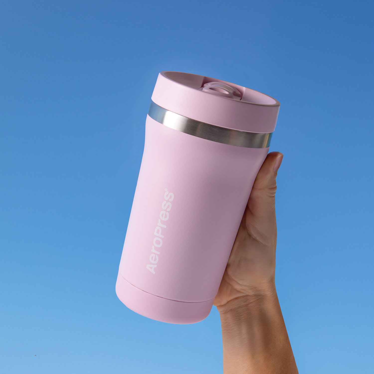 AeroPress Go Plus Coffee Maker Pink